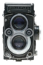 Rolleiflex 3.5f TLR Xenotar White face SERVICED film camera USED