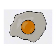 'Fried Egg' Temporary Tattoos / Transfers TO00036022 