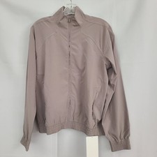 Lululemon Sz 6 Beige Warm Ash Gray Adapted State Track Lightweight Zip Up Jacket