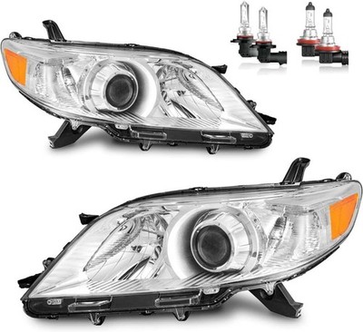Toyota Sienna Headlights Assembly w/ Bulbs OEM# 8111008032 8115008032 - See deta