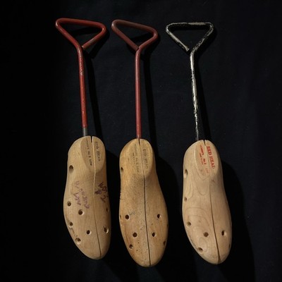 Lot of (3) vintage REDHEAD shoe stretchers   Women s No. 2 LOW
