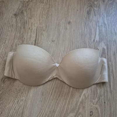 Maidenform Comfort Devotion Gr75C BH Halterlos Beige Sehr Guter Zustand