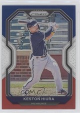 2021 Panini Prizm Tier III Red White & Blue Prizm Keston Hiura #202 1x1