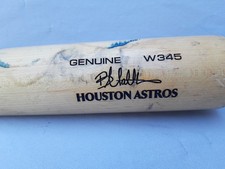 Brice Matthews Game Used Bat. Houston Astros. Cracked. Louisville Slugger.