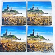 Montauk Point Lighthouse 4 Coasters Jamie Rood Design New York Coastal Maritime