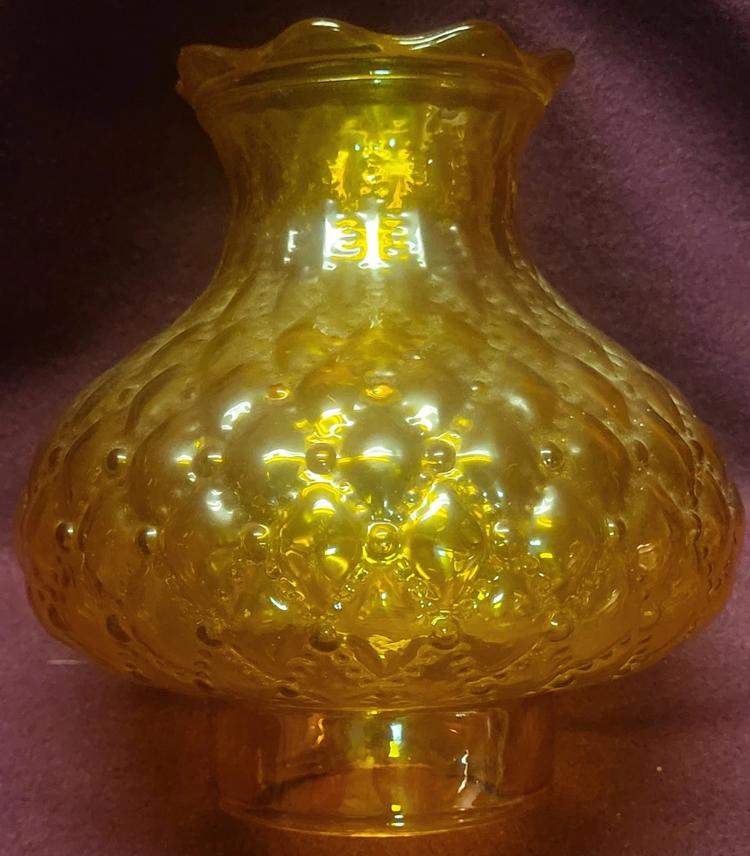 Amber Glass Lamp In Collectible Lamp Shades for sale | eBay