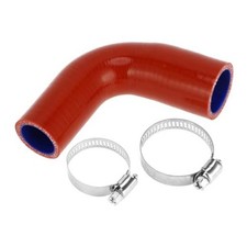 1 Set 90mm/3.54" Length 90  Red Blue Car Silicone Hose 28mm/1.1"-32mm/1.26" ID
