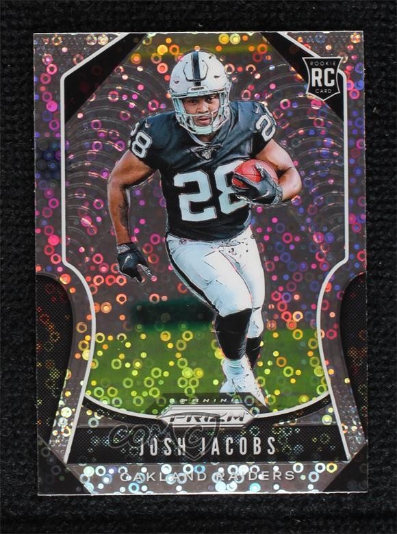 2019 Panini Prizm Rookies Disco Prizm Josh Jacobs #323 0f6e