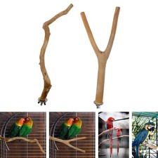 Wooden Bird Perches Parrot Bird Standing Branch for Cockatiels Lovebirds