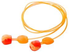 Howard Leight R02237 TrustFit Pod Earplugs Foam 28 dB Behind The Neck Orange Adu