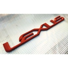 New LEXUS Emblem 3D Logo Red