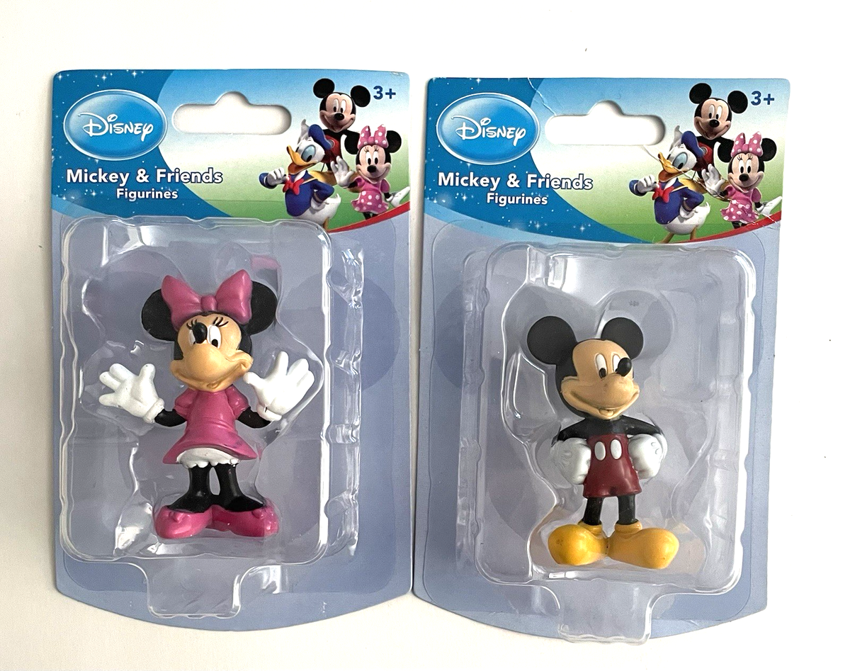 DISNEY MINNIE MICKEY Figurines Toy Set of 2 -NEW SEALED Greenbriar