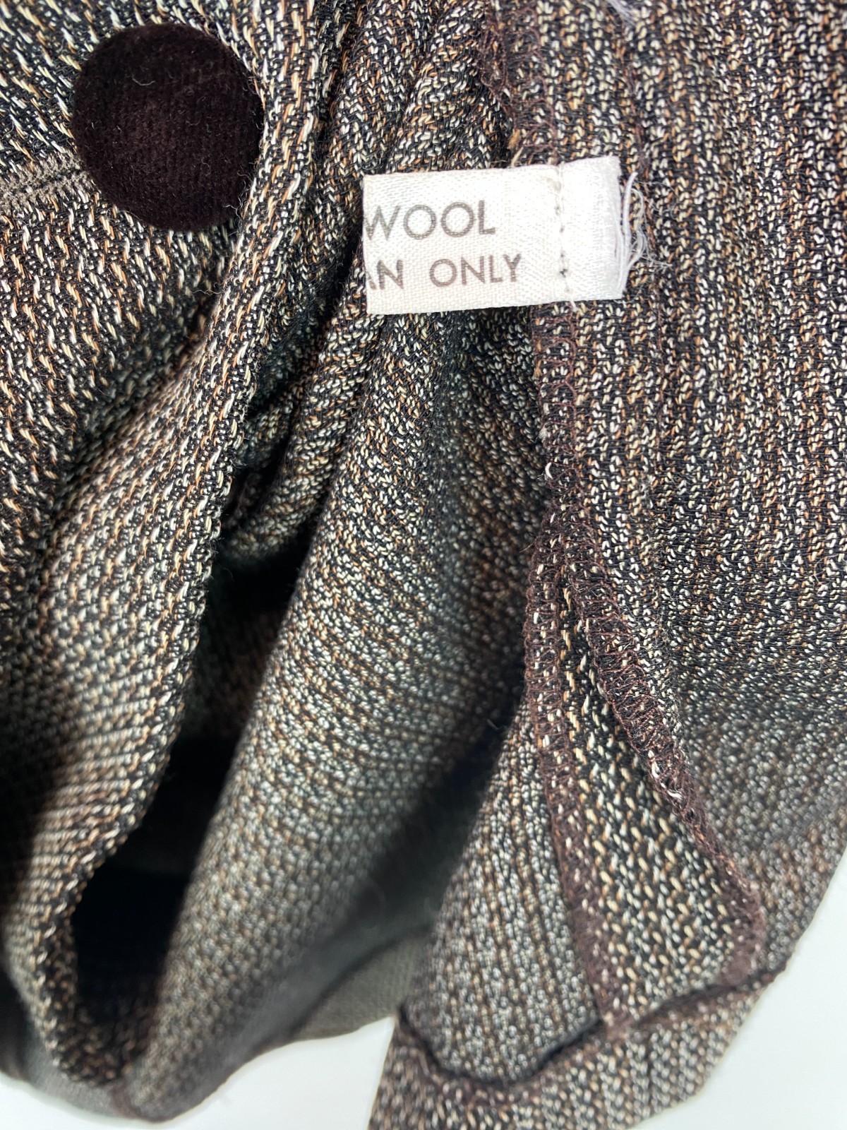 Patsy Seddon Phase Eight Brown Herringbone Dress … - image 7