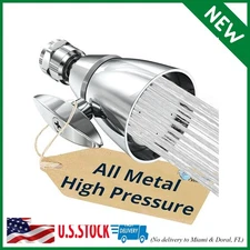 HammerHead Showers® Solid Metal 2 Inch High Pressure Shower Heads - CHROME – 2.5