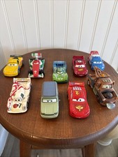 Disney Pixar Cars Racers Lot Of 9 Diecast Cars