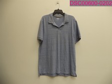 Old Navy Men's Short Sleeve Core Polo Shirt Light Blue Heather Size Large