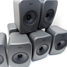Kef Lsx Ii Lt Wireless Speakers - Graphite Grey Pair Kef Lsx Ii Lt Wireless Speakers - Graphite Grey Pair