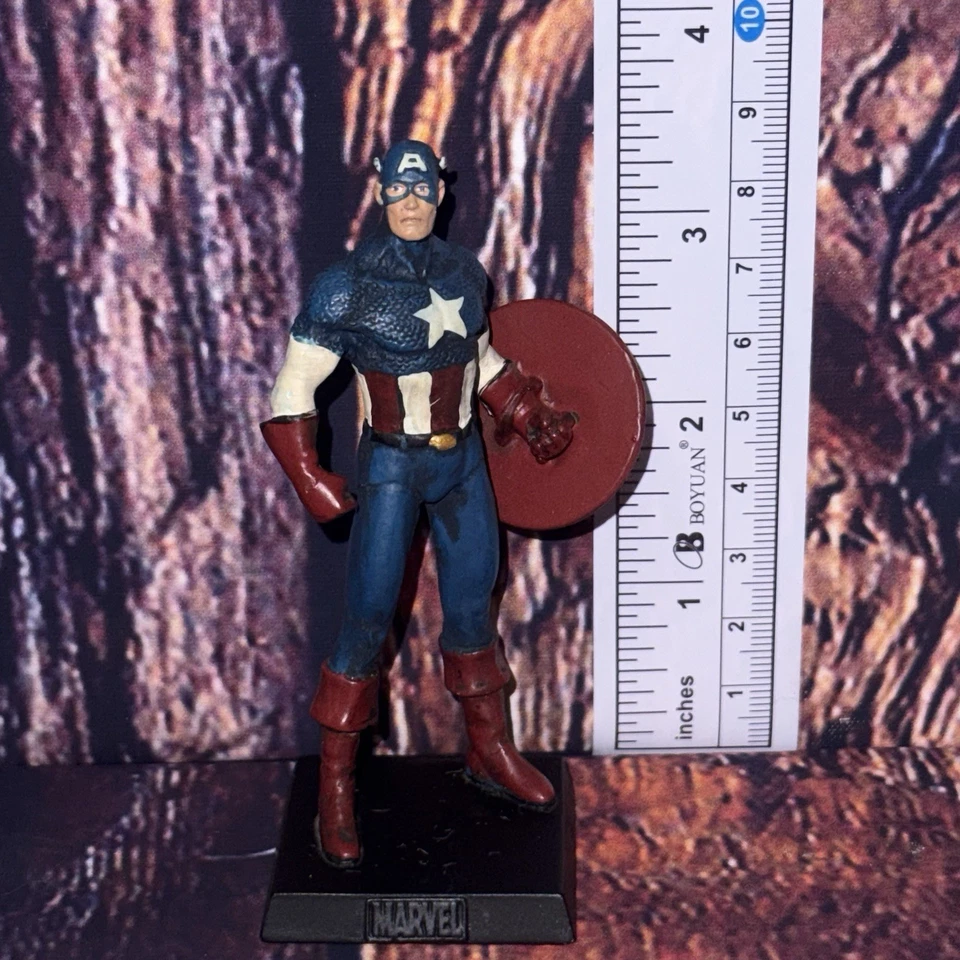 Eaglemoss 2008 Marvel Capitán América Die-Cast Estatua Coleccionable ABI/4281 Foto 2 de 4