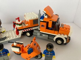 LEGO City #7686 Helicopter Transporter, Complete,  Retired set, READ DESCRIPTION