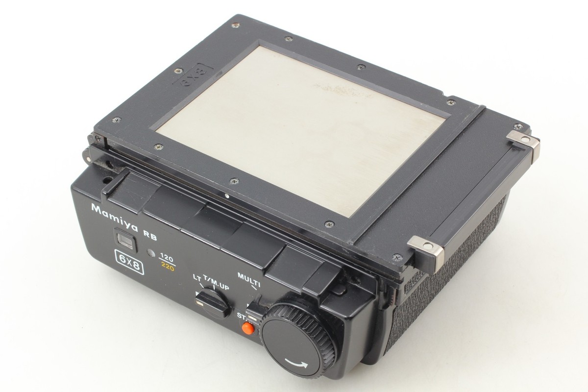 マミヤ Mamiya RB67 6x8 Motorized 120 220 Near MINT] Mamiya RB67 6x8 Motorized 120 220 Roll Film Back PRO S
