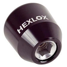 Premium Black 3/8" Hexlox Hexnut Axle Nut for Alfine, Nexus, Rohloff, &