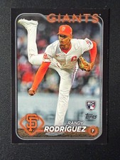 2024 Topps Randy Rodriguez #US53 Rookie RC Black /74 SF Giants