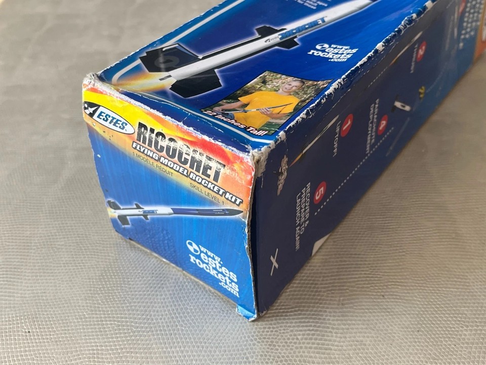 2 ESTES Ricochet Flying Model Rocket Kits NEW IN BOX - ENGINES NOT ...