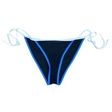 aerie Cheeky String Bikini Bottom Size Medium Black Swimwear Women  s Swimwear