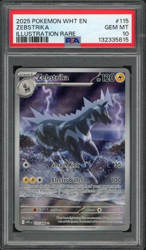 Zebstrika graded PSA 10 for sale on eBay