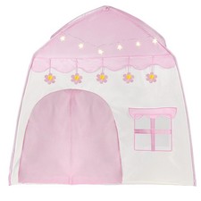 Image of Princess Castle Play Tent for Kids Indoor and Outdoor Playhouse with Light Strip