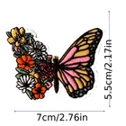 iron on patch/applique butterfly 2 3/4 x 2 1/4 inch FREE SHIPPING