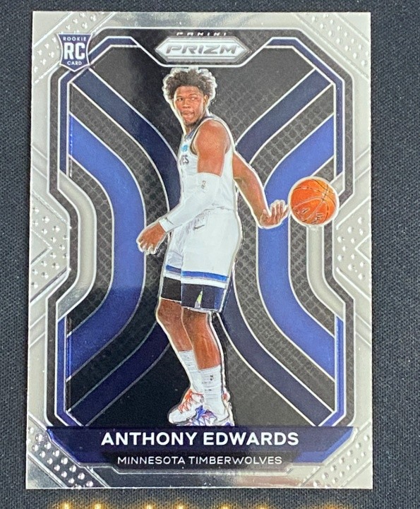 Anthony Edwards 2020-21 Panini Prizm Rookie Base RC #258