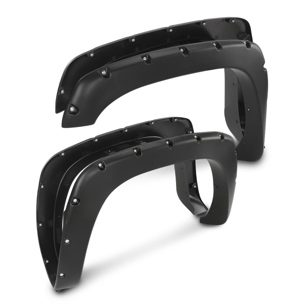 Fender Flares for Chevy Silverado for GMC Sierra 1999 2006 Smooth Rivet