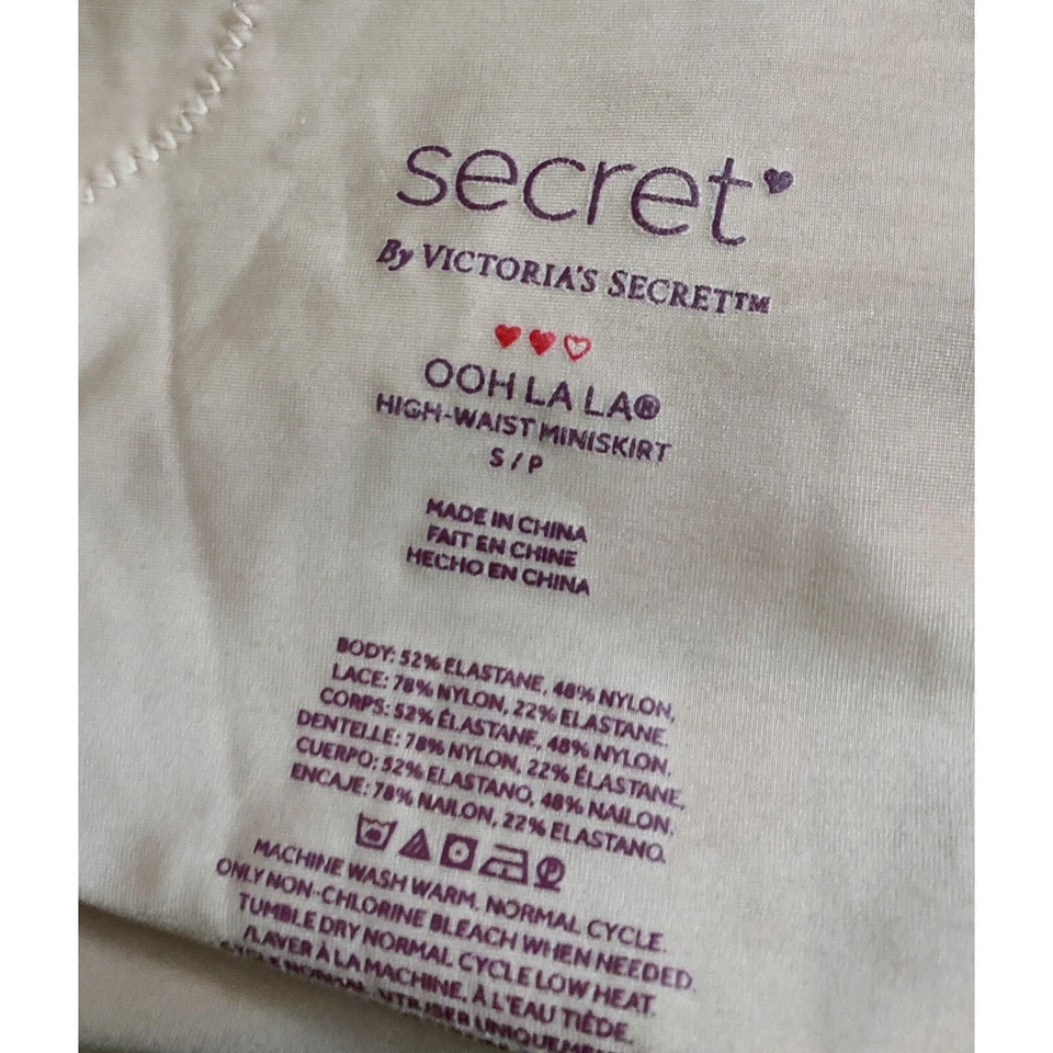 Minifalda VICTORIAS SECRET para mujer talla pequeña moldeadora Ooh La La cintura alta Foto 4 de 4