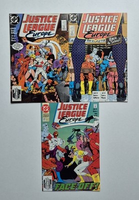 Justice League Europe #3 #8 #27 DC Comics US Comic Set Englisch 3 Hefte