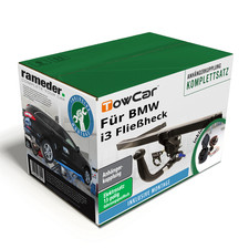 TowCar Anhängerkupplung abnehmbar & 13poliger E-Satz für BMW i3 Fließheck 13- NP