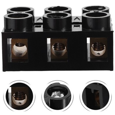  High Current Terminal Block Electrical Blocks Dual Row Wiring Screw