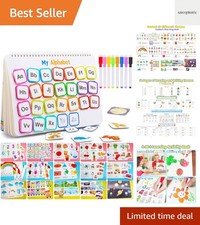 Montessori Preschool Learning Activities Busy Book - Workbook Activity Binder...