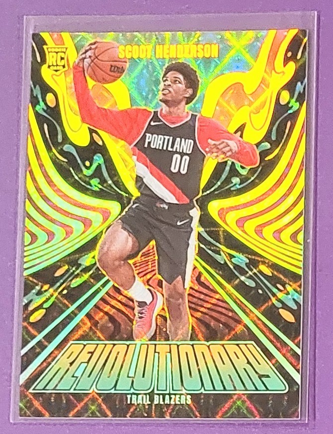 2023-24 Panini Revolution Scoot Henderson Revolutionary Rookie Case Hit SP RC