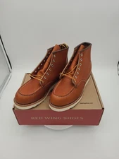 Red Wing Boots Moc 0875 Mens Size 9 Oro Brown Leather 6-Inch Comfort Classic 2nd