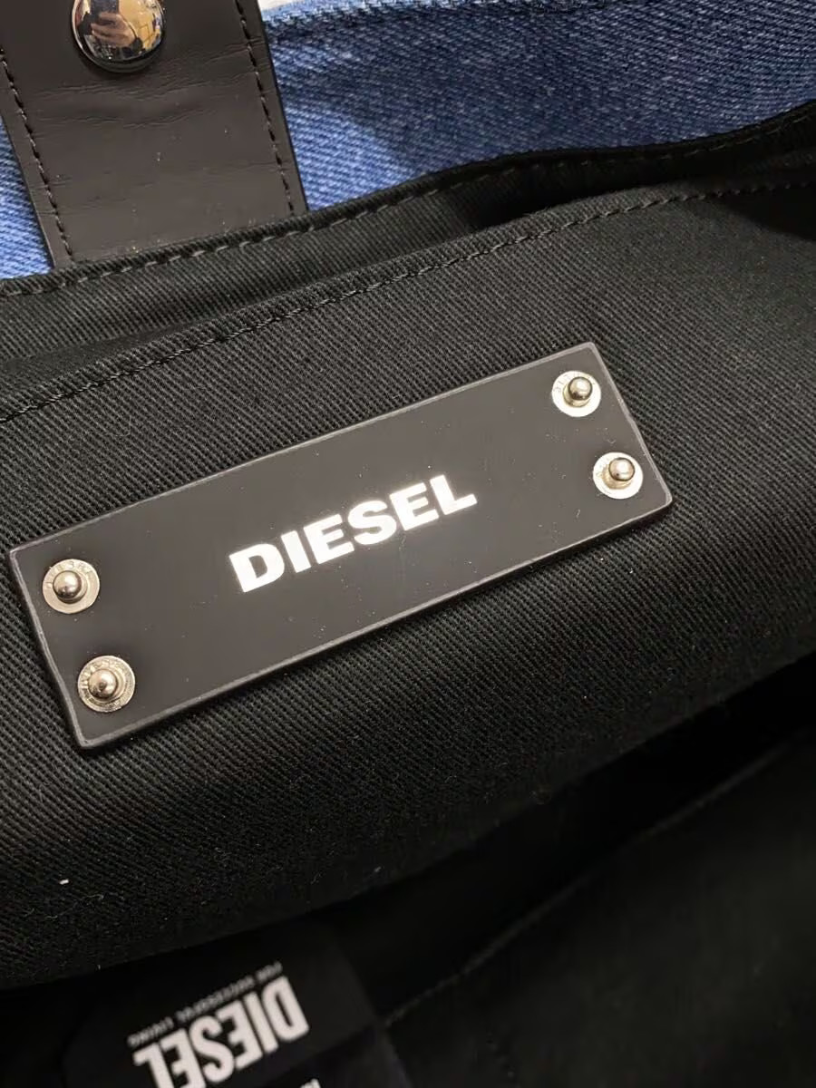 DIESEL Tote Bag Blue Plain thumbnail 5