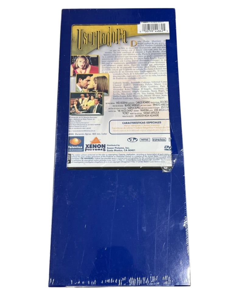 sealed La Usurpadora DVD Telenovela Gabriela Spanic Fernando Colunga 2004 new - Image 2 of 4