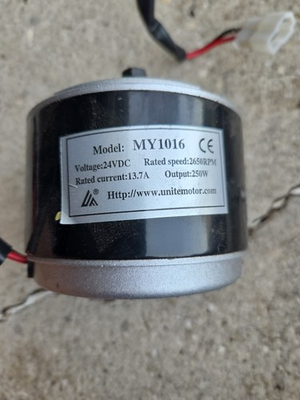 #ad Electric Motor 24VDC From Unit motor.Com $40.00
