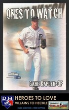 1999 Sports Illustrated Ones To Watch Gabe Kapler #6OW Detroit Tigers