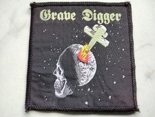 GRAVE DIGGER  PATCH  Original 80er Vintage Au...