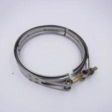 SEE DESC Clampco 8" Grooved T-Bolt Clamp 99144-0790 1-1/4" W Band 28-30 FT/LBs