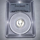 1945-D Mercury Dime Full Bands 10C PCGS MS66 FB