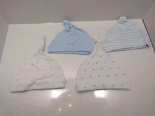 Jimonda Set Of 4 Baby Boy Hats Knotted Design , NEW Oeko-tex Standard 100.