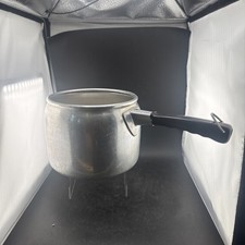 Vtg Wear-Ever No 3604 Aluminum Saucepan Pot TACU Co Made In USA 1940s 1950s