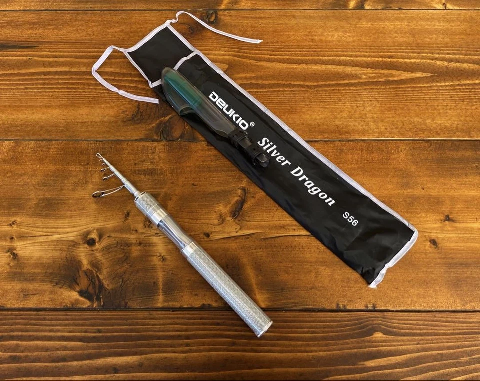 Shimano 5ft6in Telescopic Spinning Rod Trout Silver Lightweight Travel - Image 3 of 4